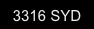 3316 SYD